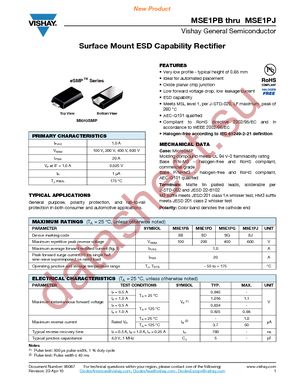 MSE1PDHM3/89A datasheet  